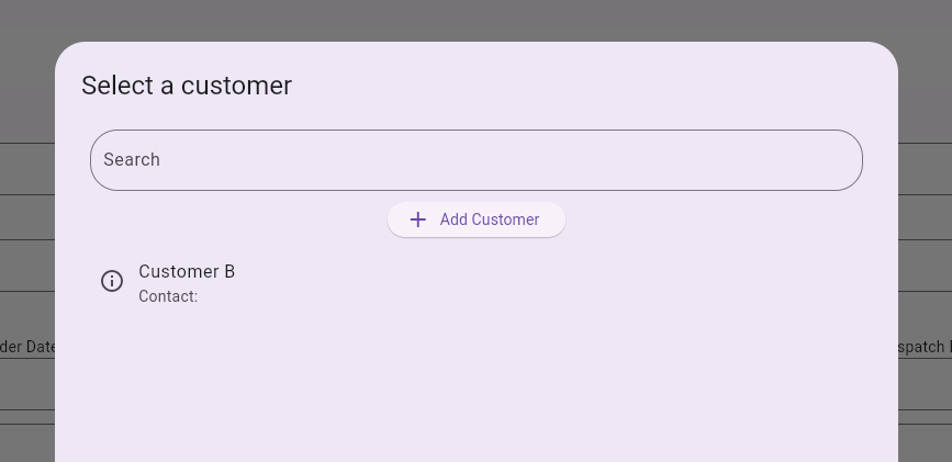 SelectCustomer