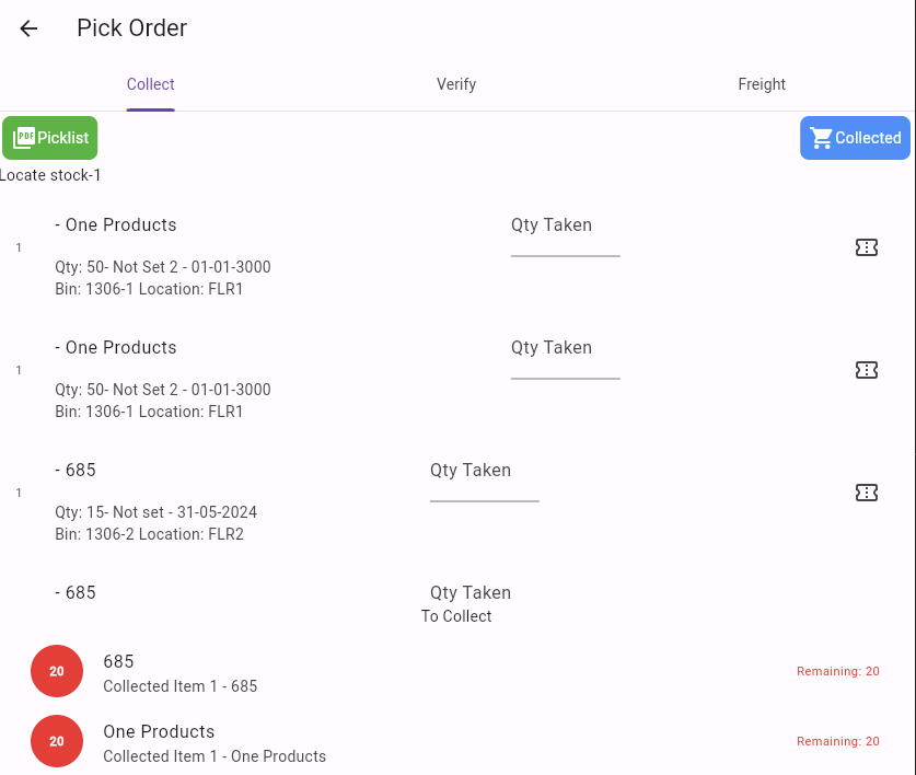 WarehousePickOrderItemselected